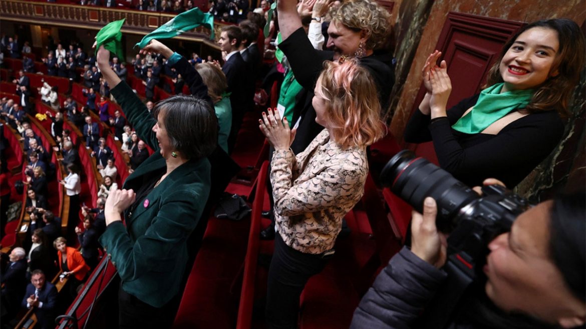 France enshrines abortion as a constitutional right in wake of Dobbs ruling, activists declare ‘a victory’