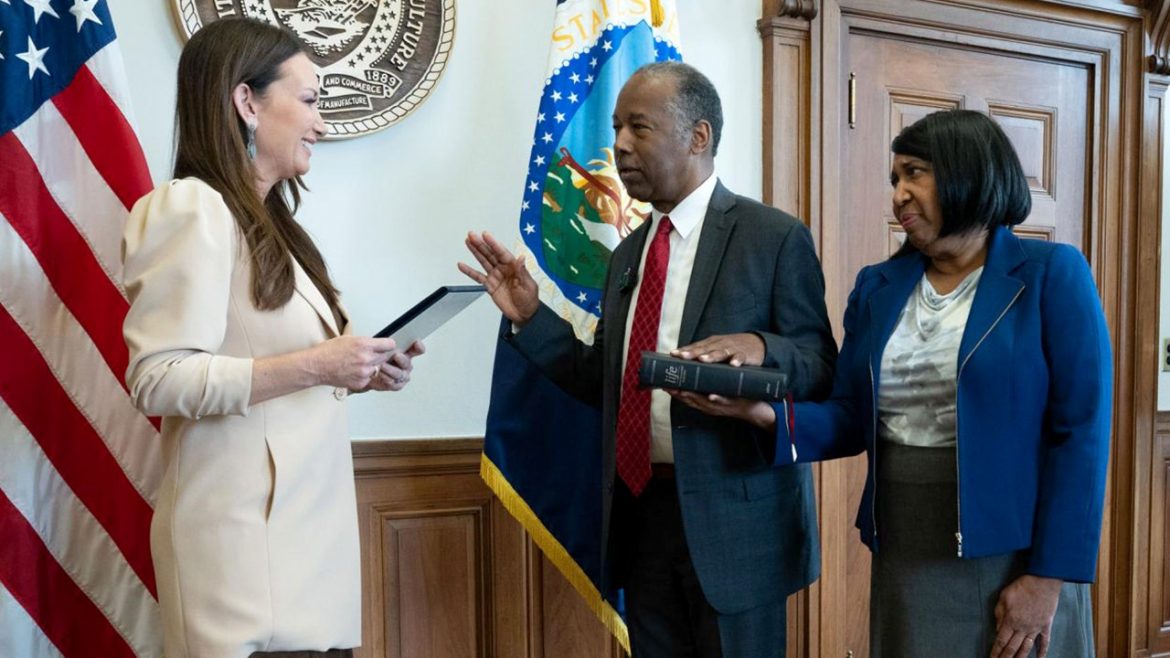 Trump ally Ben Carson sworn in as national advisor for nutrition, health, and housing with USDA